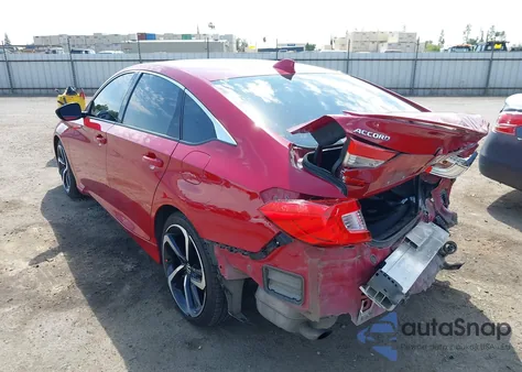 2020 Honda Accord Sport из США, поврежденный, VIN 1HGCV1F30LA120936